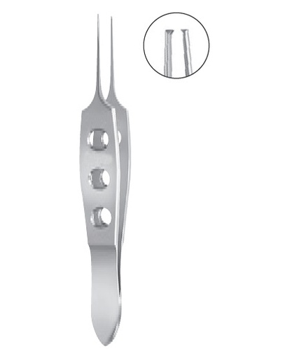 BISHOP-HARMON TISSUE FORCEPS, 1 X 2 TEETH, DELICATE, [0.8MM – 0.12MM]